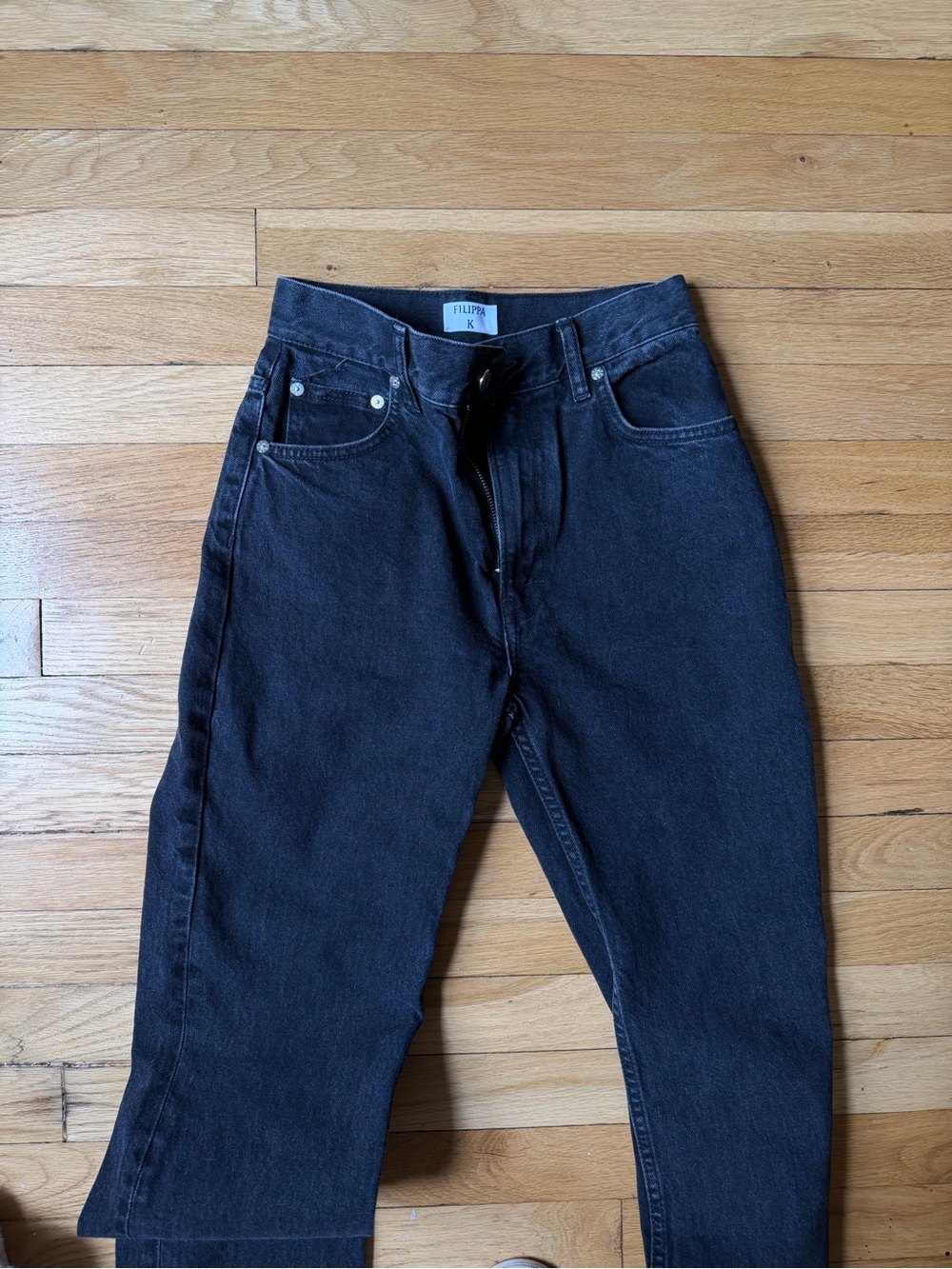 Filippa K Women's Straight Leg Jeans in Black